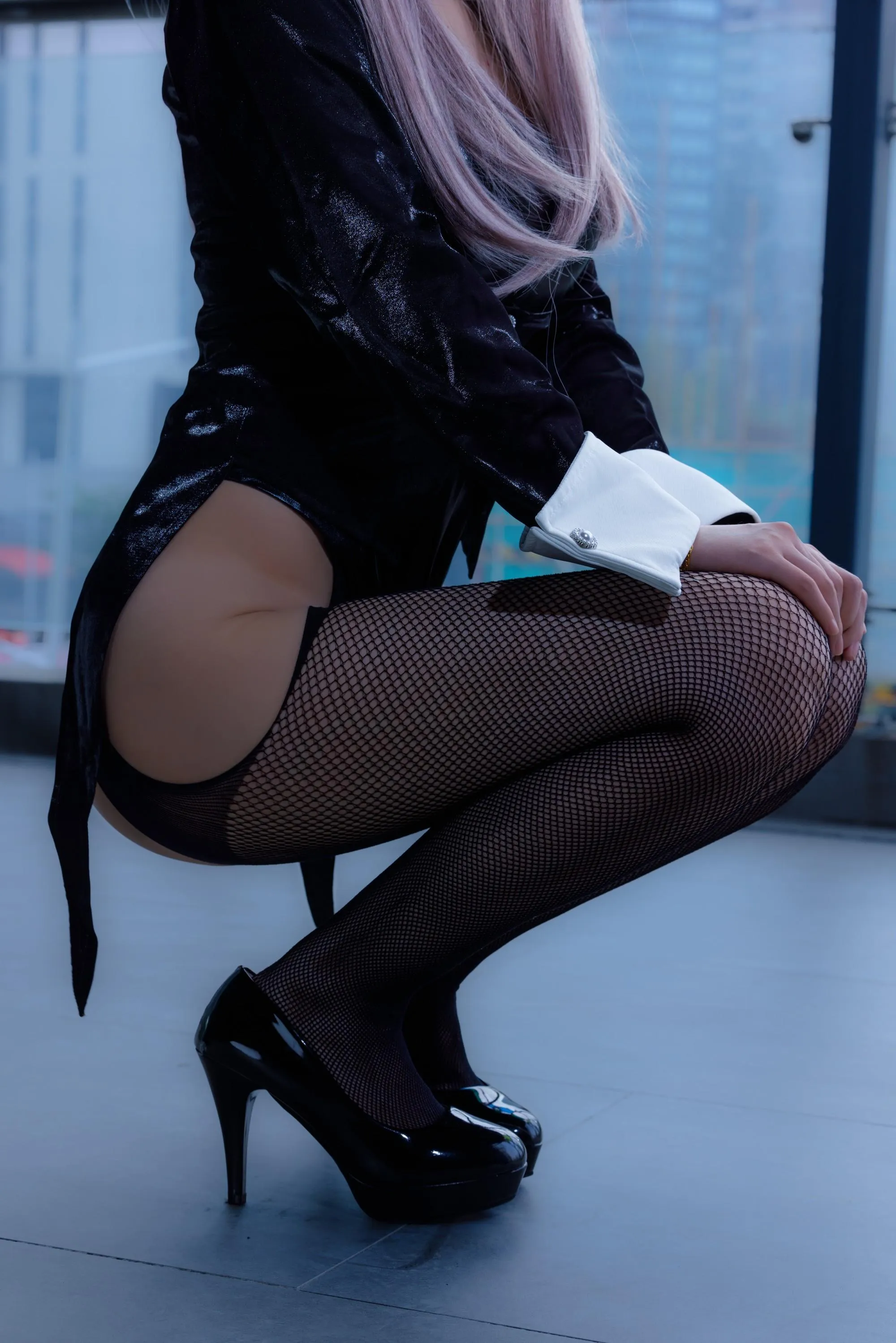 疯猫ss – NO.127 紫发礼服兔 [42P]插图3
